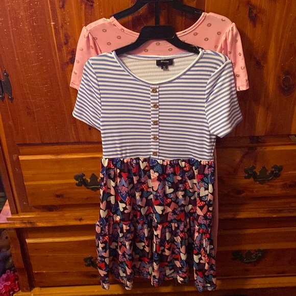 PICAPINO Other - BRAND NEW GIRLS 2 PACK OF DRESSES SIZE 10! NWT! SMOKE FREE HOME!